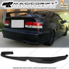 For 99-00 Honda Civic Ek Coupe Sedan Ctr Tr Type-r Style Rear Bumper Lip Painted