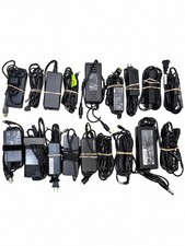 Lot of 18 Lenovo Laptop AC Power Adapters Chargers OEM Mixed Brands HP Samsung