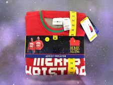 HOME ALONE Merry Christmas Ya Filthy Animal Holiday Christmas Sweater MEDIUM