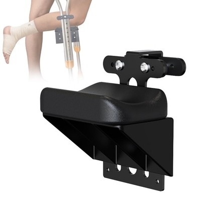 Crutch Knee Rest - Adjustable Leg Support for After Knee Post Operative Recov...