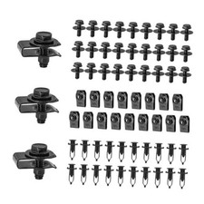Car Engine Under Cover Splash Shield Guard Body Bolts, Auto Bumper 70 PCS
