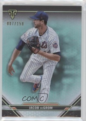 2021 Topps Triple Threads Aquamarine 7/150 Jacob deGrom #70 v9t