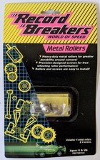 Vintage 1989 'Record Breakers - World of Speed' Replacement Metal Rollers SEALED