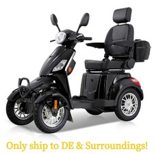 4 Wheel Travel Mobility Scooter 800W 60V20AH Battery Motor for Seniors 500lbs