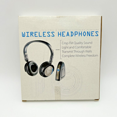 ONEWORLD Wireless Headphones FM Adjustable Untested As Is Open Box 2007