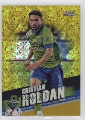 2022 Topps Chrome MLS Gold Mini-Diamond Refractor 46/50 Cristian Roldan 0vl1