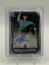 2026 Bowman Chrome -Ryan Sloan Mojo Refractor Auto, Seattle Mariners BMA-RS