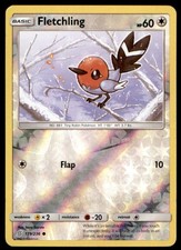 Fletchling 179/236 Common Unified Minds Pokemon Reverse Holo Moderately Played