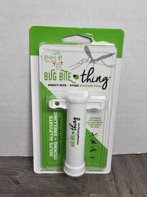 NEW Bug Bite Thing Chemical Free Sting Suction Tools White