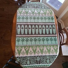 Vint Kirkland Beach Towel Green Brown 38 x 66...