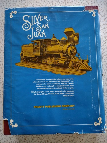 Silver San Juan: The Rio Grande Southern Railroad w/Maps Ferrell 1973 1st Ed - Picture 3 of 21