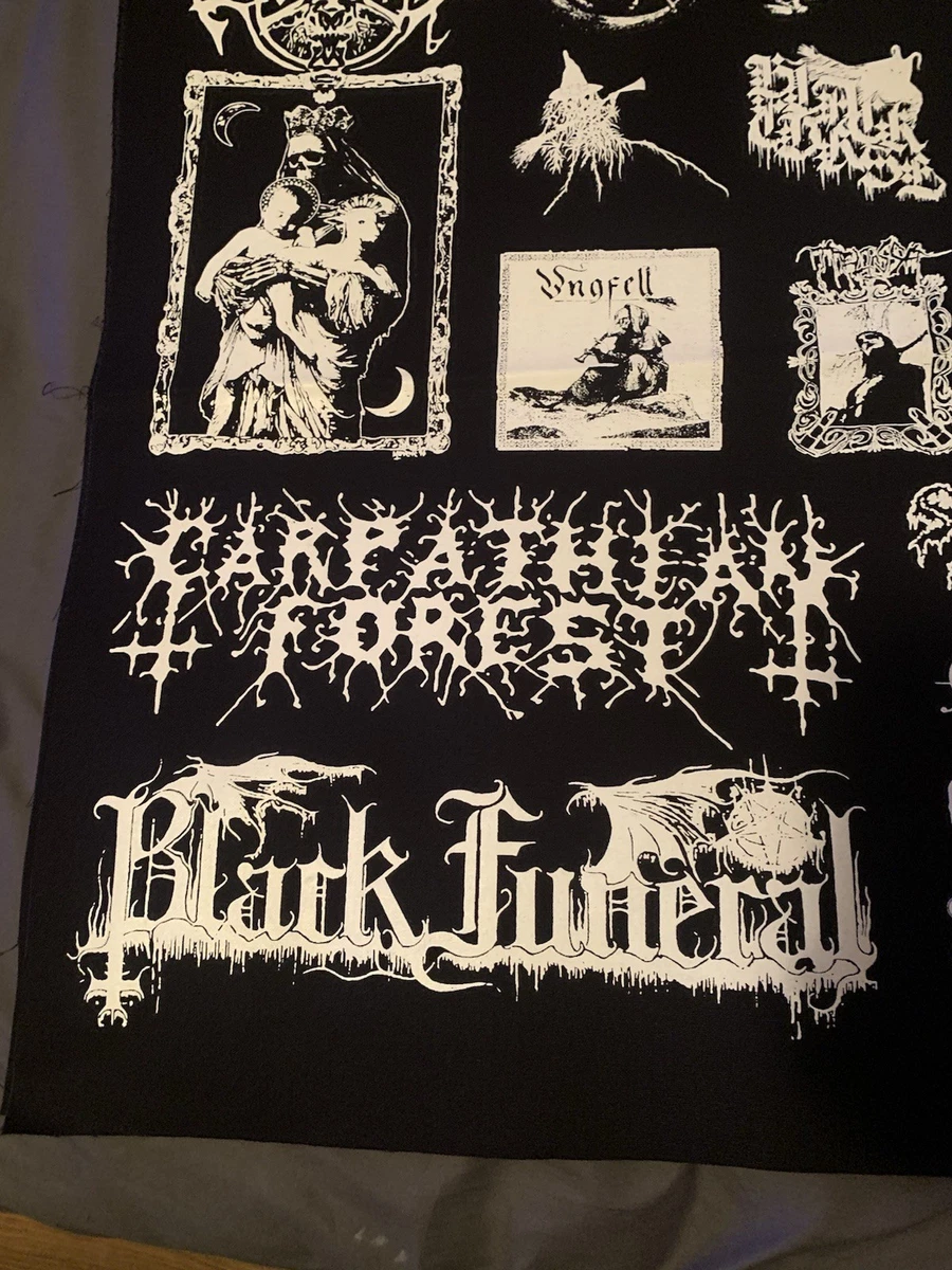 Black Metal Patches Sheet