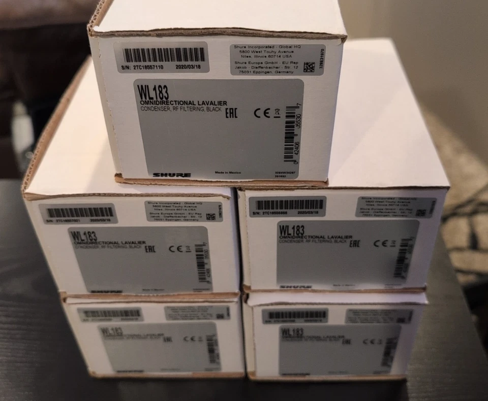 Shure WL183 Omnidirectional Lavalier Microphone - Image 2 of 2