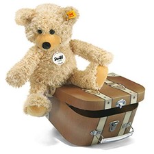 Used Unopened Steiff Charly Dangling Teddy in Suitcase Charlie Dangling Ted