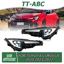 TT-ABC For 2020-2022 Toyota Corolla LED DRL Projector Headlights Assembly Pair