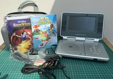 Venturer Portable DVD Player With Case And Various Leads + 2 DVDs