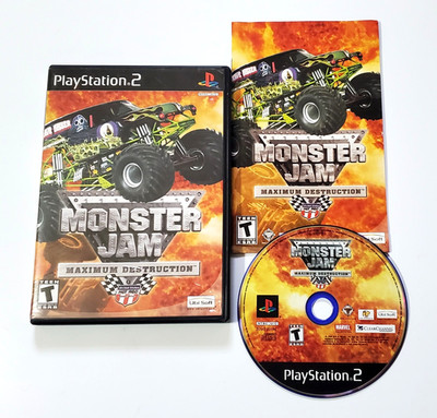 Monster Jam Maximum Destruction - Playstation 2 PS2 - VGC