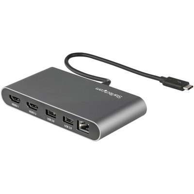 StarTech Thunderbolt 3 Mini Dock - Mobile TB3-Dockingstation mit dual Monitoren,