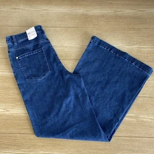 Pantalon Mujer Jean vaquero Acampanados Pierna Ancha INC Denim International