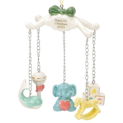 WANCHIY Baby s First Christmas Ornament 2025 Girl   My Colorful 