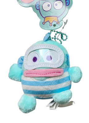 Sanrio 40th anniversary Hangyodon 8cm Swimming Genuine Doll Key