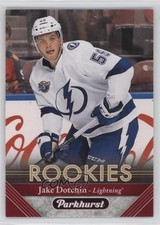 2017-18 Upper Deck Parkhurst Rookies Red Jake Dotchin #279 eu5
