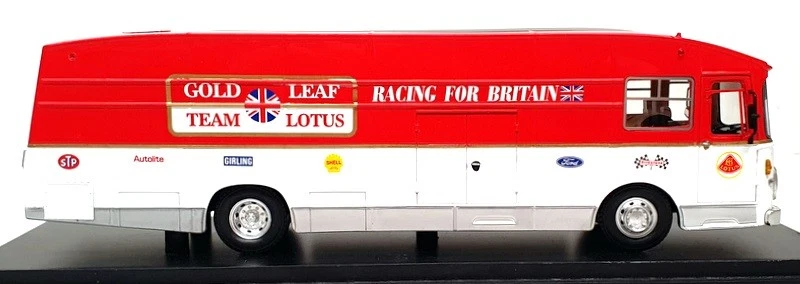 Spark 1/43 Scale S0286 - 1970 F1 Lotus Transporter Truck Gold Leaf Red/White - Image 3 of 4