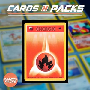Carte Pokemon Energie Feu 98/102 Set de Base Edition 1 NM-Mint