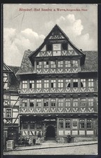 Allendorf-Bad Sooden, bourgeois house, postcard