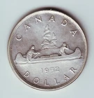 Canada Silver Dollar 1952