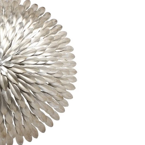 Crystorama Broche 23 3/4" Wide Silver Ceiling Light - Picture 5 of 8