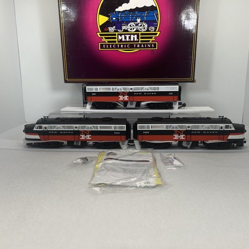 MTH Premier 20-2238-1 New Haven FA-2 ABA Diesel Set PS.2 O Gauge New BCR NH 0409 - Picture 2 of 24