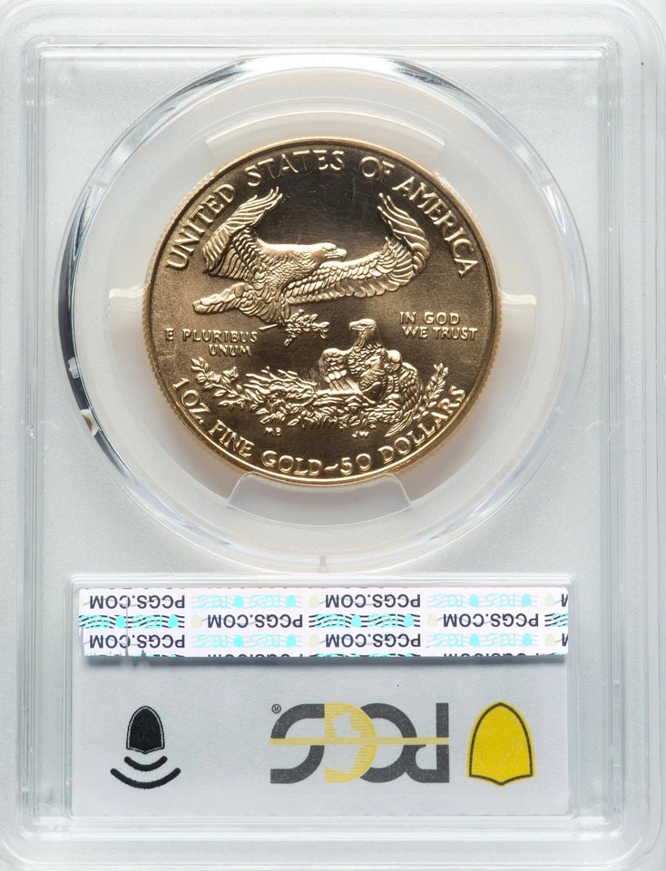 1995 Gold 1oz American Eagle $50 PCGS MS70 Gold Shield Stunning Grade Rare Issue - Image 4 of 4