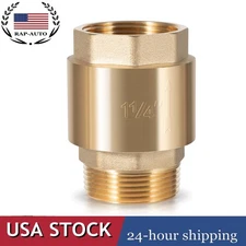 1-1/4" NPT One Way Brass Check Valve Replacement for Well Pump SP0465X-125