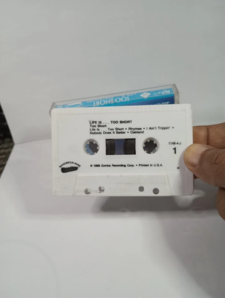 Too $hort – Life Is... Too Short (1988, Jive/RCA Dangerous Music) OG Cassette - Image 2 of 4