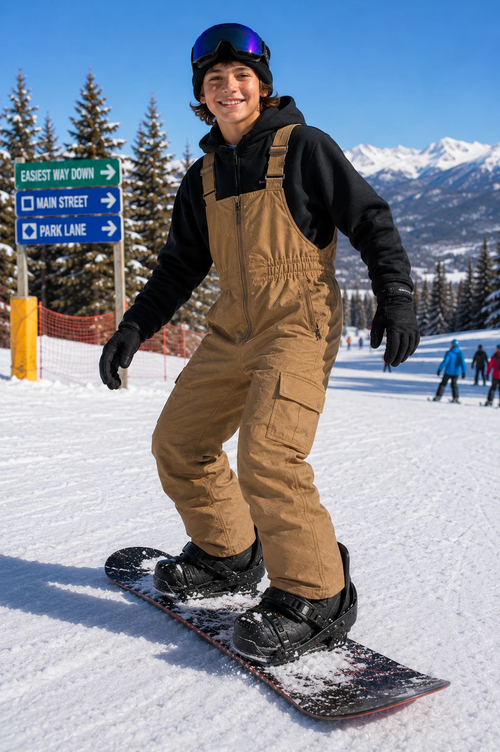Iceburg Youth XL 14/16 Insulated Snow Bib Ski Pants Lined Winter Snowboarding