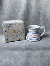 Boxed Women At Work No Spill Coffee Tea Mug Flat Bottom Papel Vintage Korea