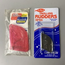 Les Davis  Luhr Jensen Trolling Rudders  Pink Crystal  & Silver NEW