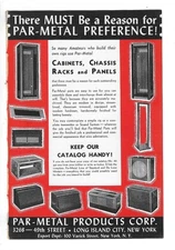 Par-Metal Products Corp Cabinets Racks Panels Long Island City NY 1941 Print Ad
