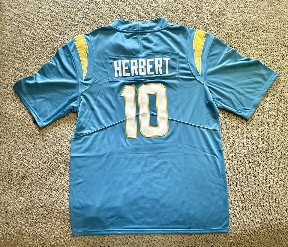 Camiseta de fútbol Herbert Chargers talla grande Foto 2 de 2