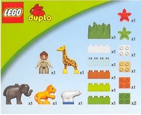 Lego DUPLO Baby Zoo #4962 Retired-Polar bear/Giraffe- 18pcs COMPLETE Set- NO BOX