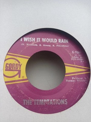 The Temptations - I Wish It Would Rain / I Truly, Truly Believe, 7'', (Vinyl)