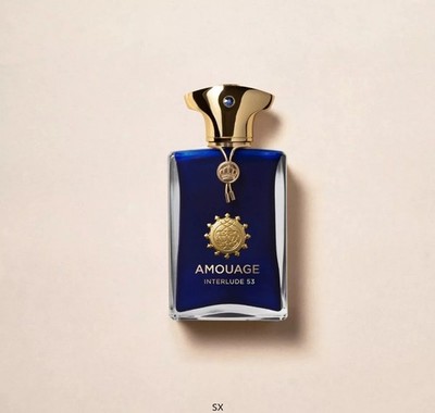 Amouage Interlude 53 Man Extrait de Parfum Spray 3.4 oz 100 ml New Box Hot
