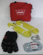 Warn 88915 69222 Atv Utv Quad Winch Winching Accessory Kit Shackles Snatch Block