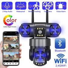 WiFi Security Camera Bluetooth Wireless CCTV Camera 15MP HD Night Vision Outdoor