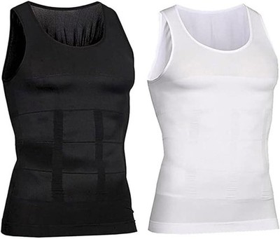 SHAPERLUV - Male Shaper Tank Shaperluv Body Shirt Men Abs Slim Top Undershirt