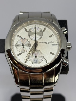 Frederique Constant FC-392X5B4/5/6 Chronograph Automatic Mens Watch Stainless