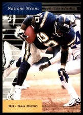 Natrone Means 1999 Donruss #105 Chargers NFL READ FREE SHIPPING AutographDen