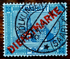 Saargebiet D 13I PF III , BPP-tiefstgepr&uuml;ft, Vollstempel V&Ouml;LKLINGEN, MW 35+ Euro