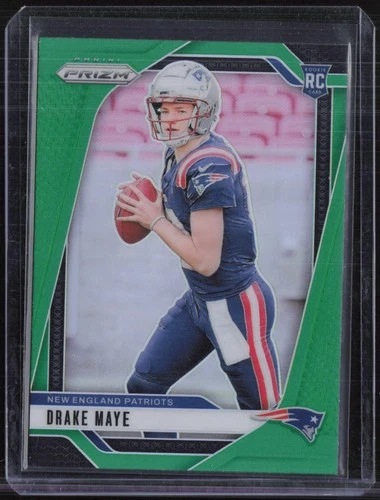 2024 Panini Prizm Green #329 Drake Maye RC Rookie